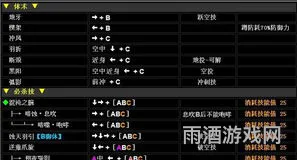 撕裂重罪4出招表(怒之铁拳4解锁招式)