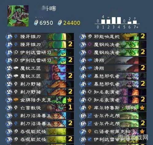 炉石传说2021年6月卡组(最新炉石传说卡组)