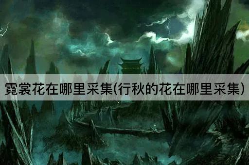 霓裳花在哪里采集(行秋的花在哪里采集)