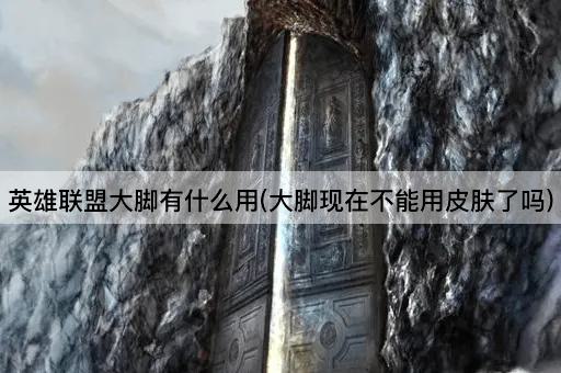 英雄联盟大脚有什么用(大脚现在不能用皮肤了吗)