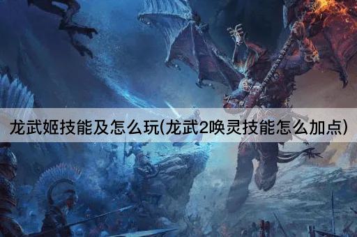 龙武姬技能及怎么玩(龙武2唤灵技能怎么加点)
