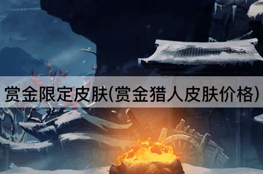 赏金限定皮肤(赏金猎人皮肤价格)