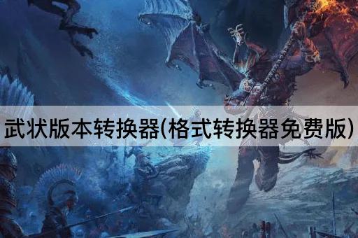 武状版本转换器(格式转换器免费版)